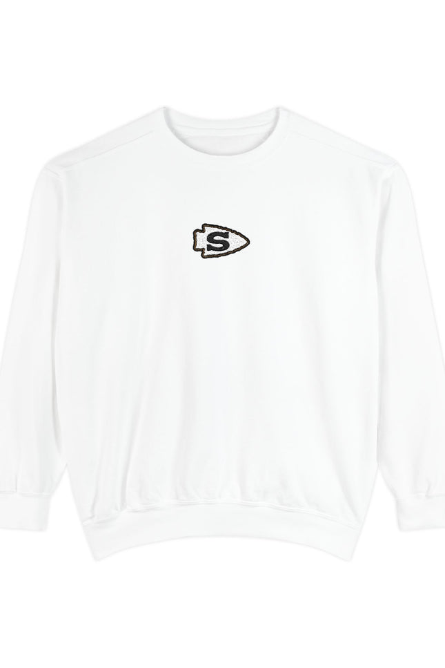 Minimal Pixel 'S' Logo Comfort Colors Sweatshirt