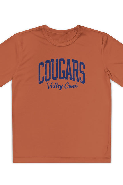 Cougars Valley Creek Youth Tee — Kids School Spirit Shirt
