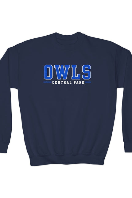 Owls Central Park Youth Crewneck Sweatshirt — School Spirit Pullover