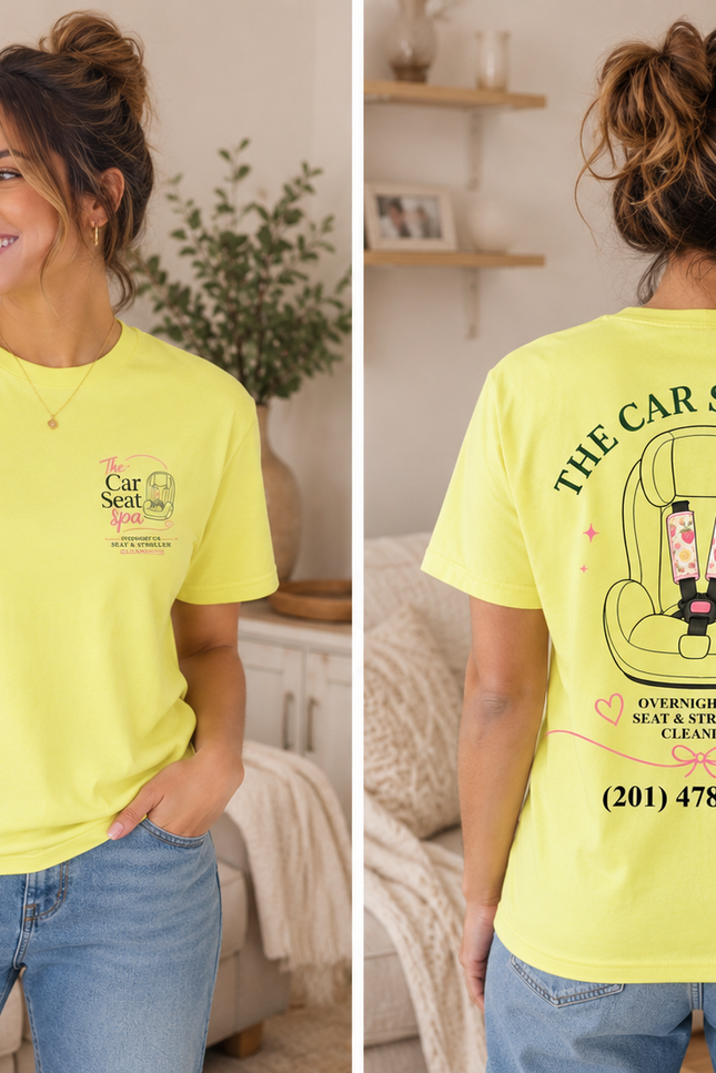CUSTOM TSHIRT DESIGN - car seat spa
