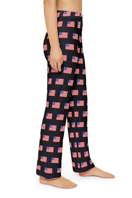 Kids Lounge Pants — Custom Logo All-Over Print