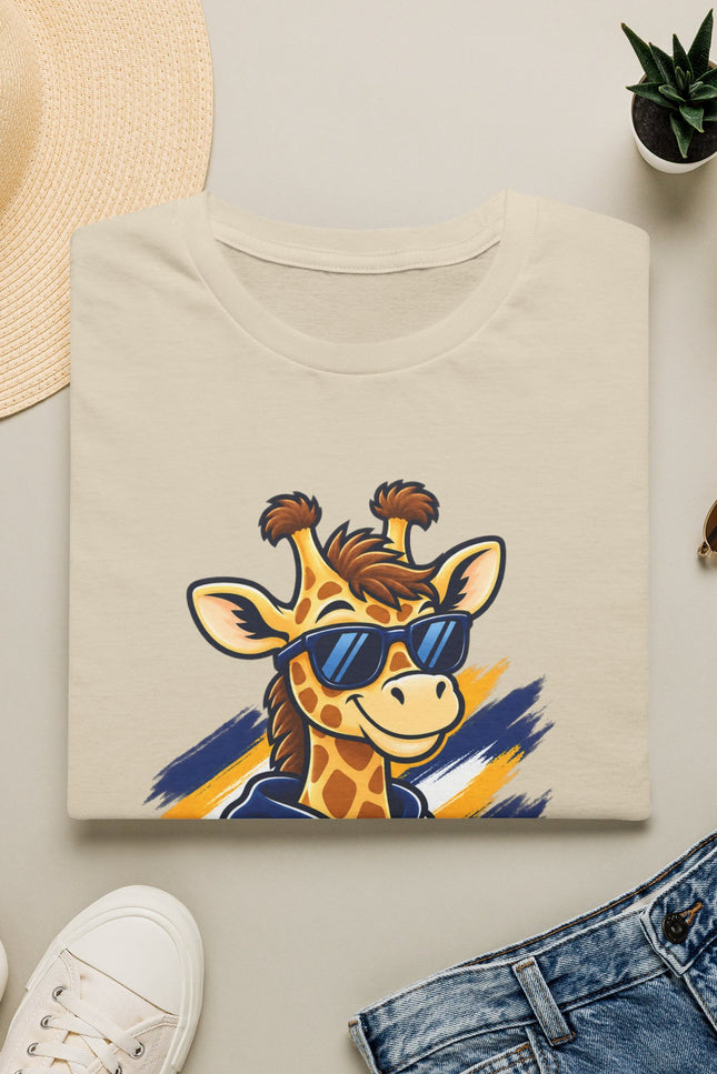 Whitcomb Giraffes Cool Sunglasses Mascot T-Shirt