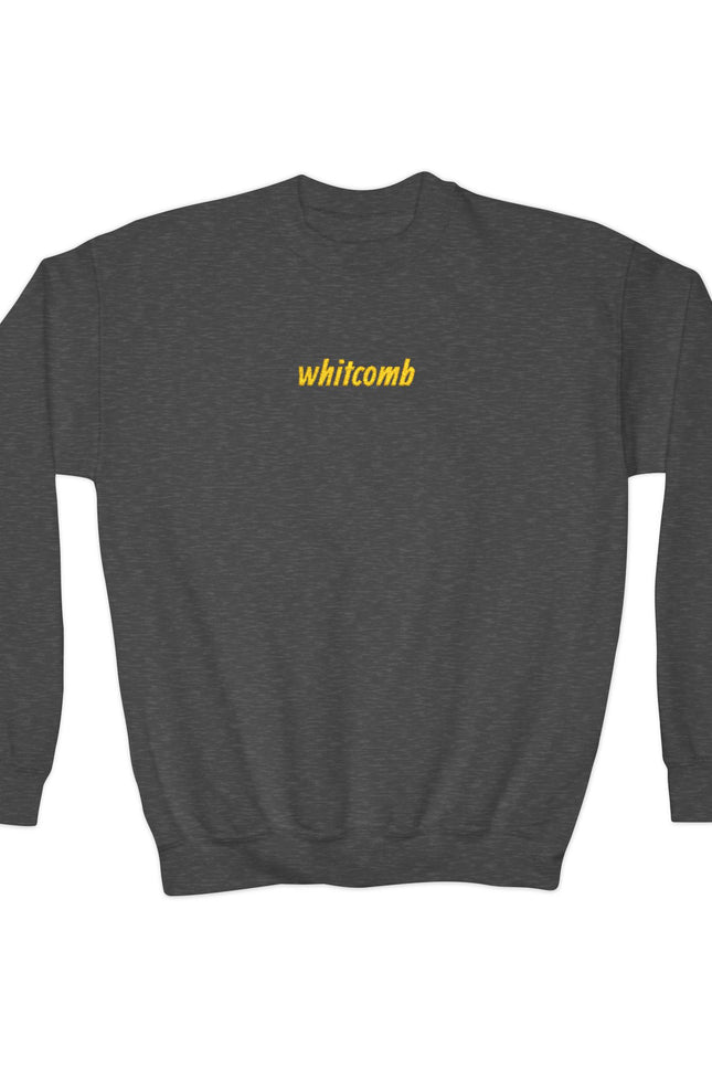 Whitcomb Embroidered — Retro Yellow Script Logo