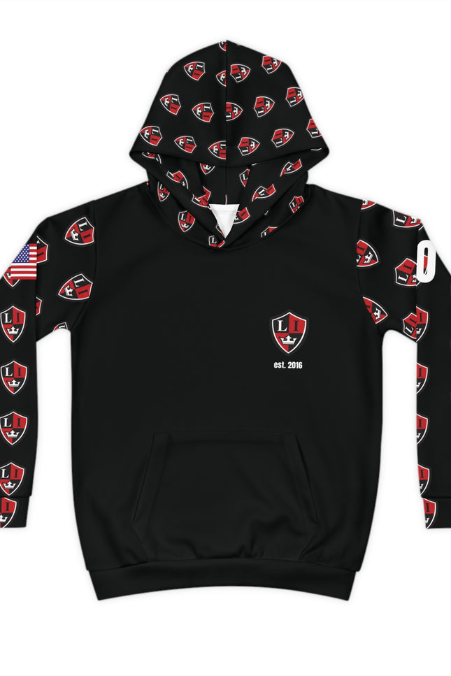 Long Island Hockey Player Royals Hoodie — Kids' Hockey Hoodie