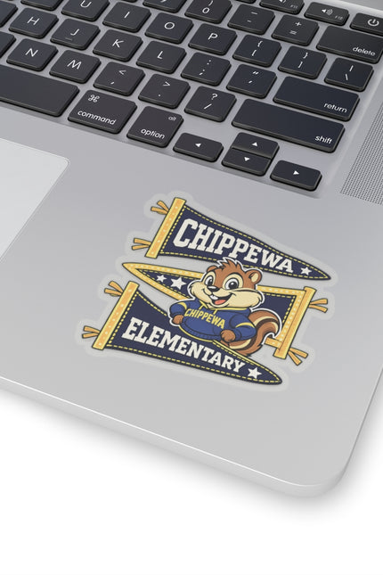 Chippewa Elementary Mascot Kiss-Cut Sticker