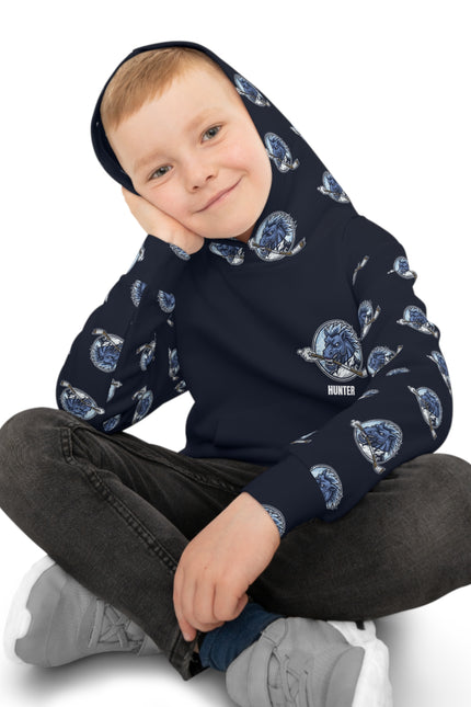 LI Mustangs Hockey Children's Hoodie — "Let's See the Pride!"