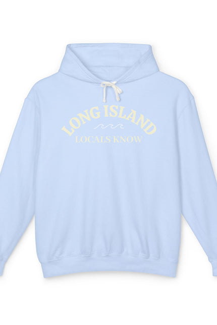 Long Island Vintage Cream Hoodie — Lightweight Unisex Hooded Sweatshirt
