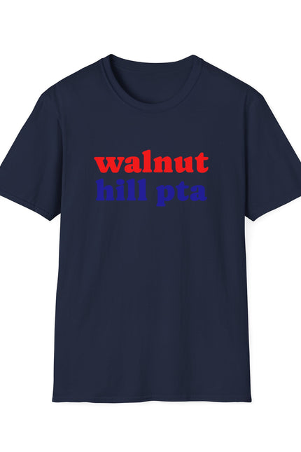 Walnut Hill PTA Shirt — Retro Red & Blue School Spirit