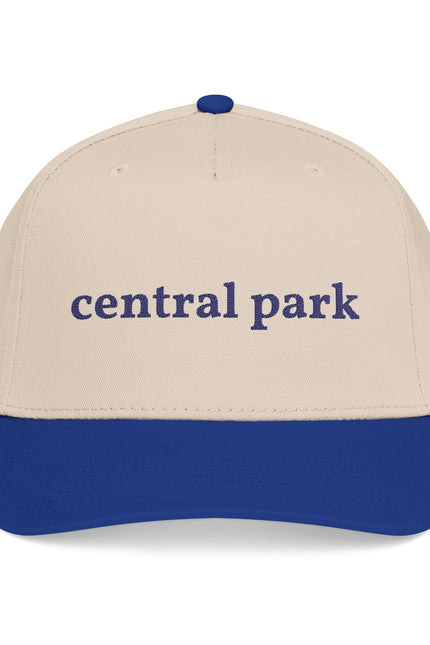 central park Embroidered Baseball Cap — Classic Two-Tone Mid-Profile Hat