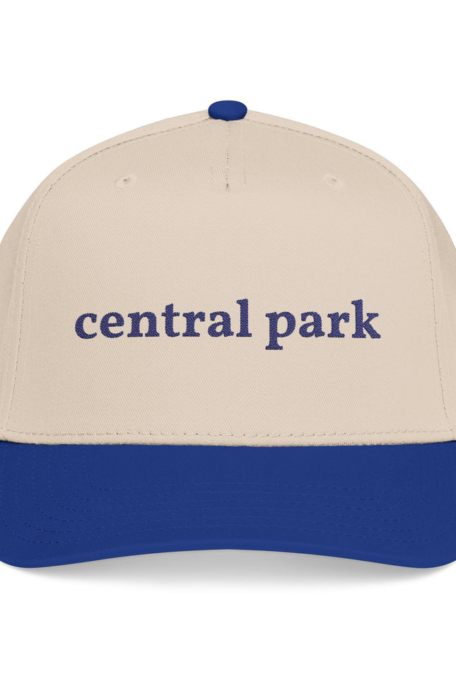central park Embroidered Baseball Cap — Classic Two-Tone Mid-Profile Hat