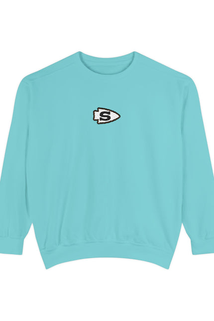 Minimal Pixel 'S' Logo Comfort Colors Sweatshirt