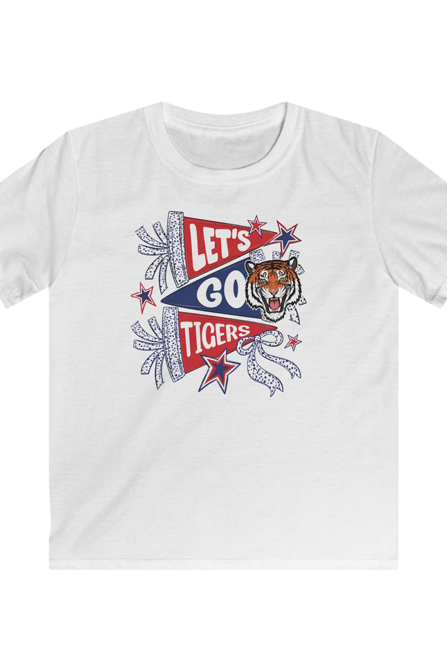 Let’s Go Tigers Kids Tee – Youth Football/Baseball Team Spirit Shirt