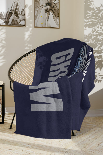 Long Island Mustang Hockey Pride Blanket | Velveteen Microfiber