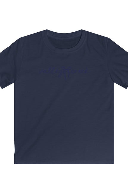 Kids Tee — "valley & creek" Script Logo Shirt