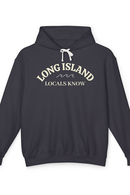 Long Island Vintage Cream Hoodie — Lightweight Unisex Hooded Sweatshirt