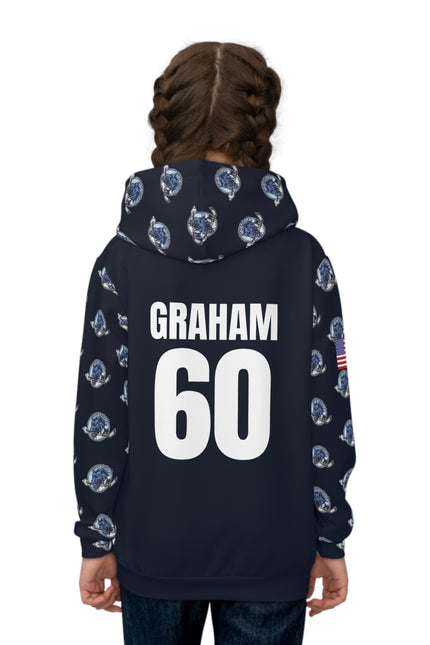 LI Mustangs Hockey Children's Hoodie — "Let's See the Pride!"