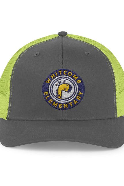 Embroidered Whitcomb Mascot Snapback Trucker Cap
