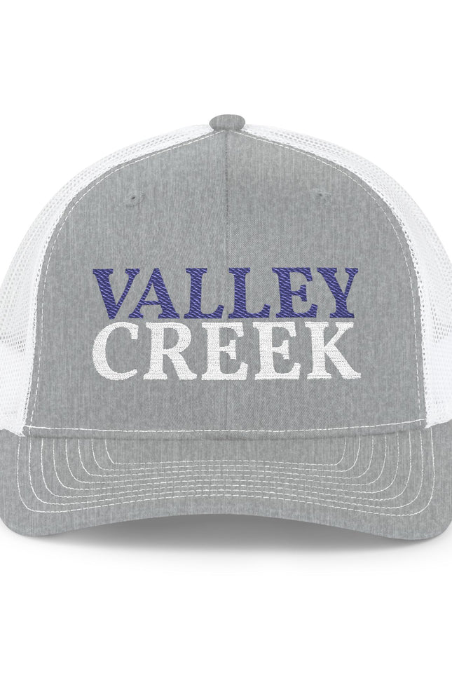 Valley Creek Embroidered Trucker Cap - Vintage Team Logo Snapback