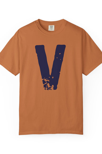 V Letterfront Custom Name & Graduate Year Number T-Shirt — Personalized Team Jersey Style