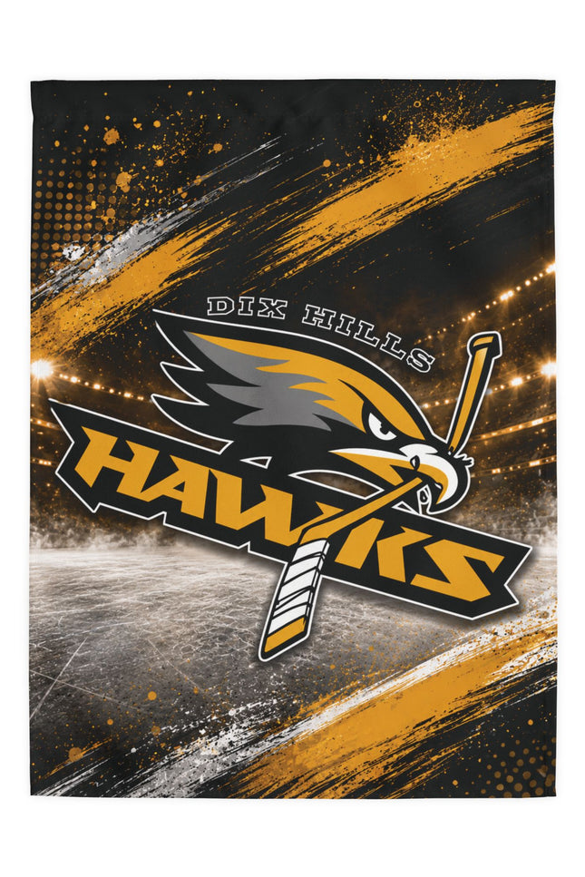Hockey Outdoor Flag — Personalized Name & Number Garden Banner