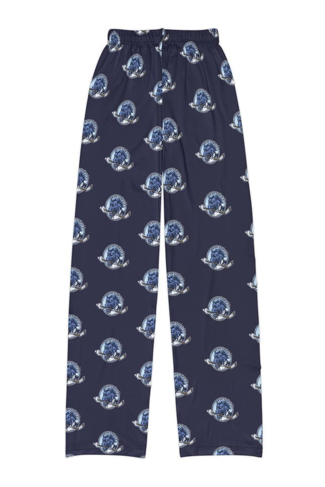 Kids Lounge Pants — Long Island Mustangs Hockey Pride (All-Over Print)