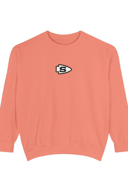 Minimal Pixel 'S' Logo Comfort Colors Sweatshirt