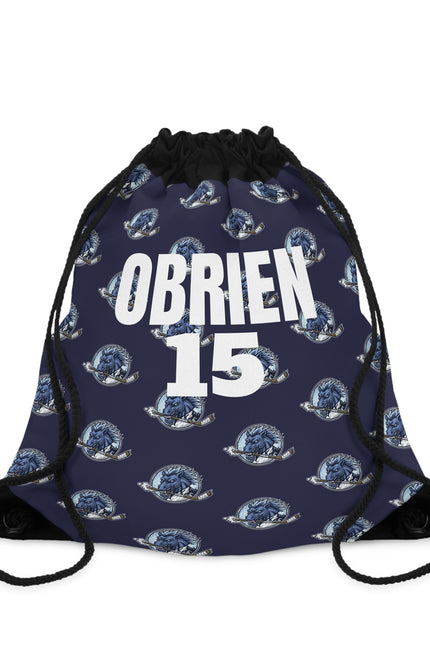 LI Mustangs Hockey Drawstring Bag