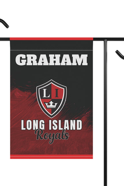 Personalized Hockey Locker Room Flag — Custom Player Name & Photo