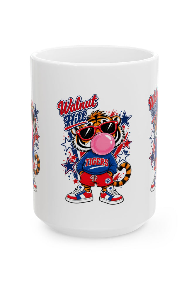 Walnut Hill Tigers Bubblegum Mascot Mug — 11oz/15oz Ceramic