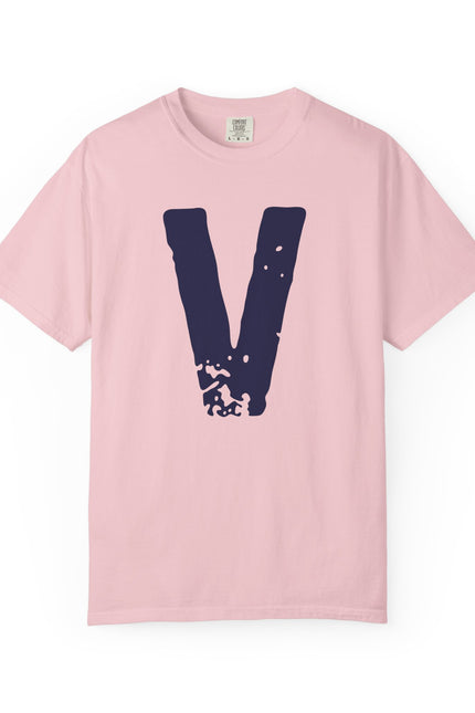 V Letterfront Custom Name & Graduate Year Number T-Shirt — Personalized Team Jersey Style