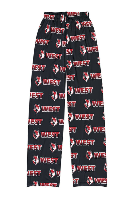 Kids Lounge Pants — Timberlake West Mascot All-Over Print Cozy Pajama Bottoms