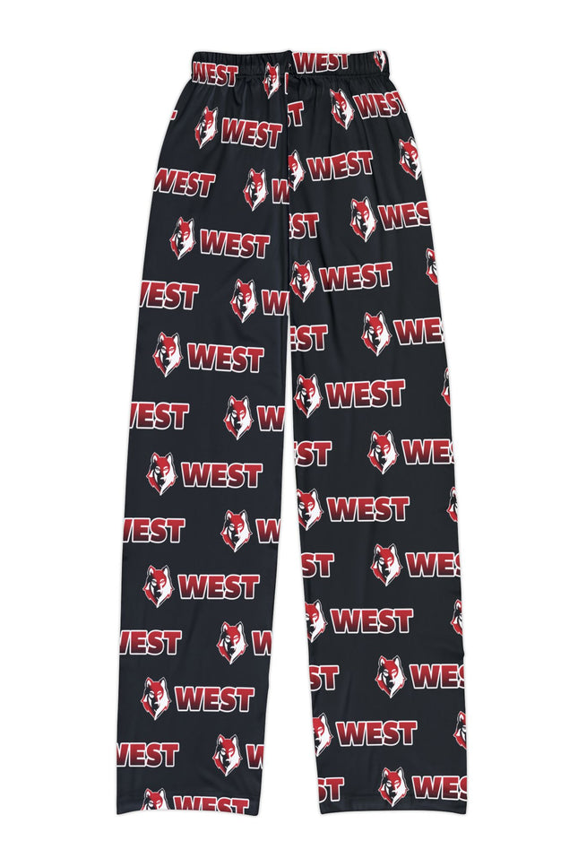 Kids Lounge Pants — Timberlake West Mascot All-Over Print Cozy Pajama Bottoms