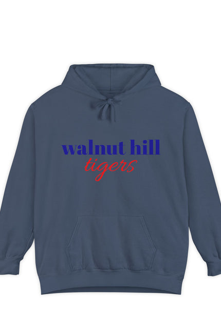 Walnut Hill Tigers Hoodie — School Spirit Garment-Dyed Pullover