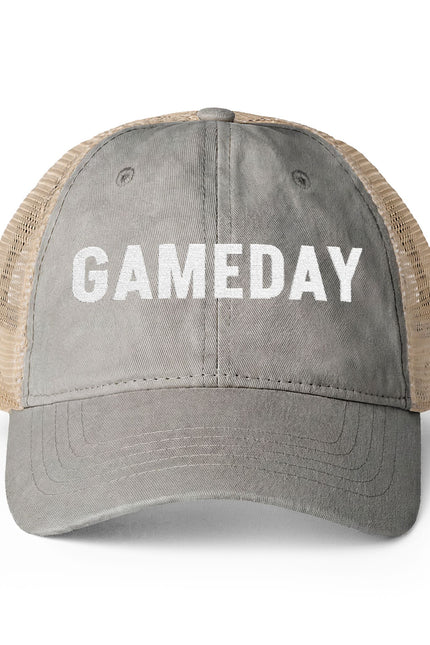 Game Day = Women's Washed Mesh-Back Cap
