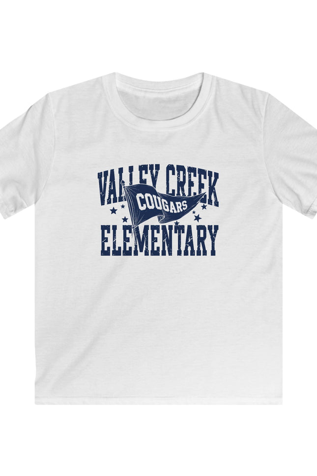 Valley Creek Elementary Cougars Kids T-Shirt - School Spirit Tee