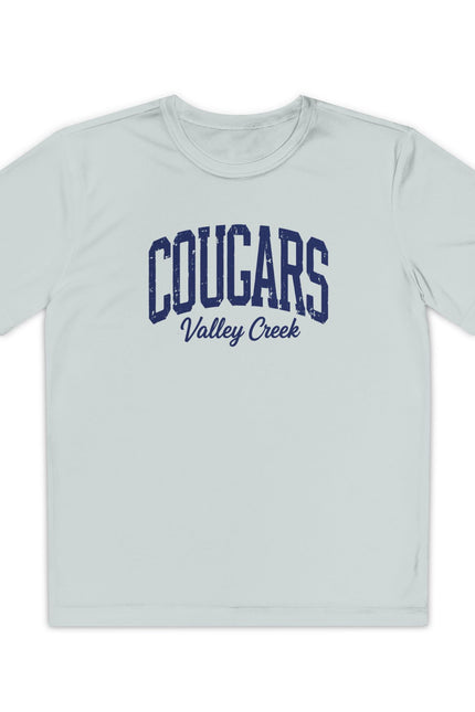 Cougars Valley Creek Youth Tee — Kids School Spirit Shirt
