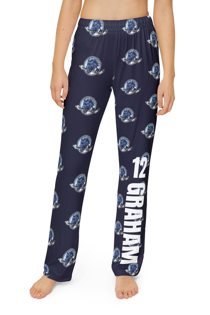Kids Lounge Pants — Long Island Mustangs Hockey Pride (All-Over Print)