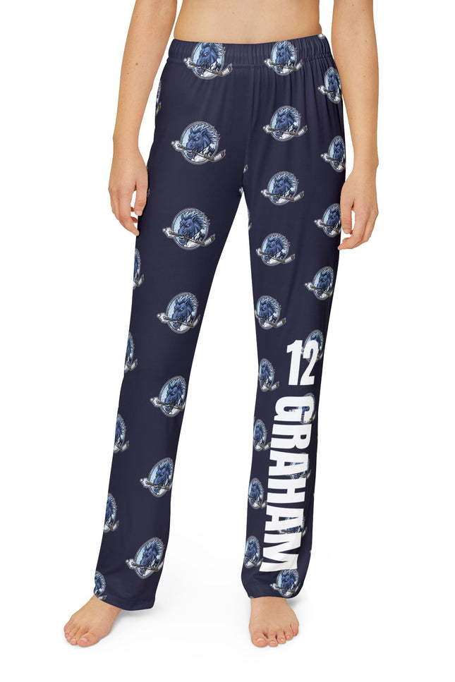 Kids Lounge Pants — Long Island Mustangs Hockey Pride (All-Over Print)