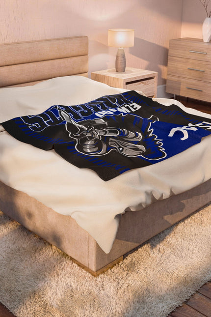 Elwood Knights Personalized Name Throw