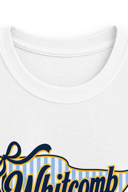 Whitcomb Giraffes Vintage Script School Team Tee