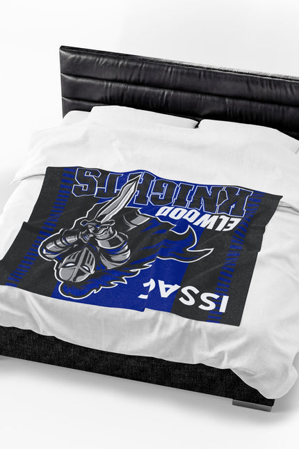 Elwood Knights Personalized Name Throw