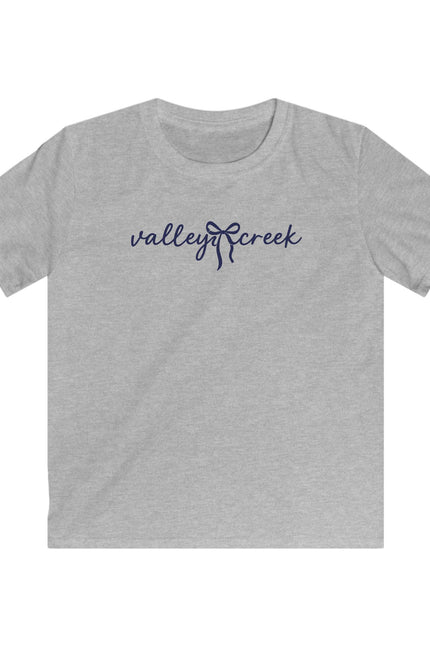 Kids Tee — "valley & creek" Script Logo Shirt