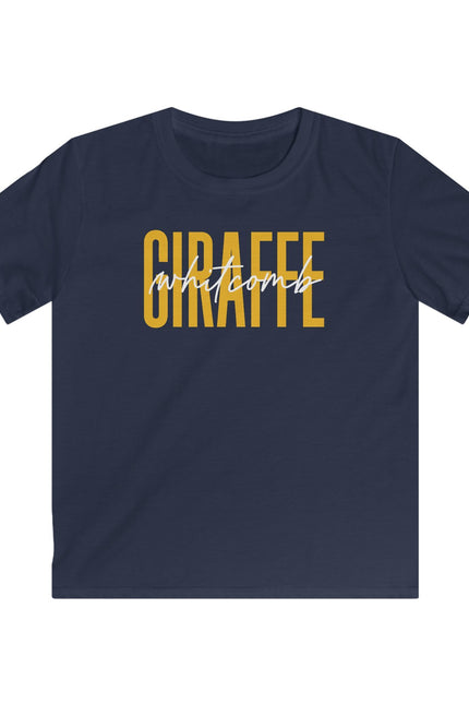 Kids Tee — 'Giraffe Matchcom' Playful Graphic T-Shirt for Children