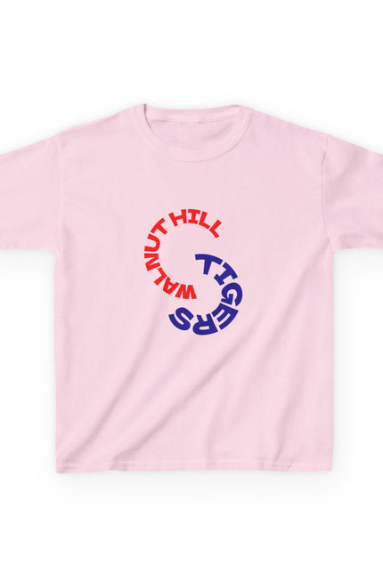 Budget Kids Tee — “Walnut Hill Tigers” Circular School Gildan Heavy Cotton Shirt