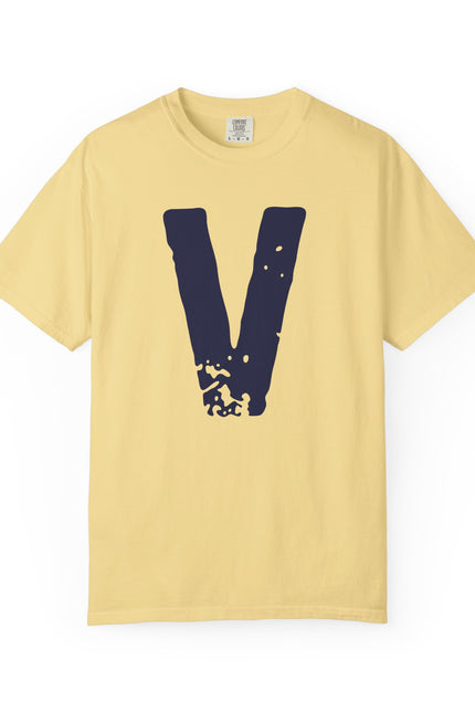 V Letterfront Custom Name & Graduate Year Number T-Shirt — Personalized Team Jersey Style