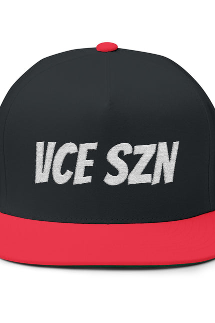 VCE SZN Embroidered Flat Bill Cap | Snapback Hat