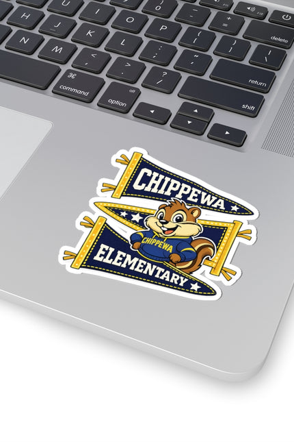 Chippewa Elementary Mascot Kiss-Cut Sticker
