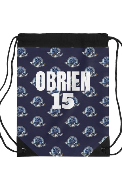 LI Mustangs Hockey Drawstring Bag