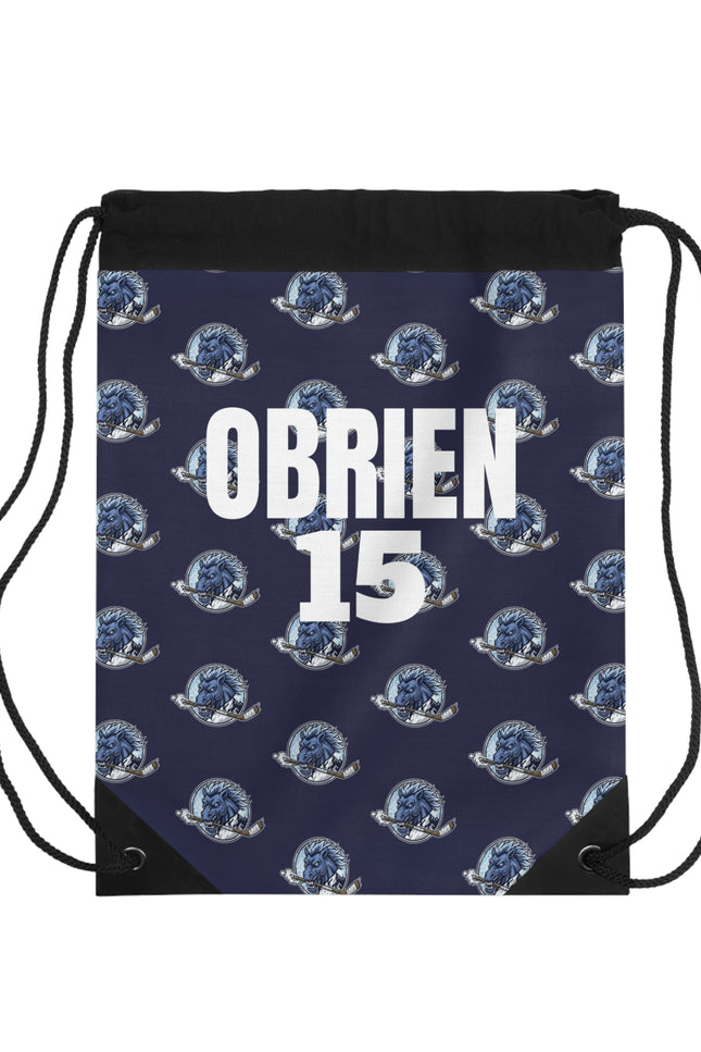 LI Mustangs Hockey Drawstring Bag