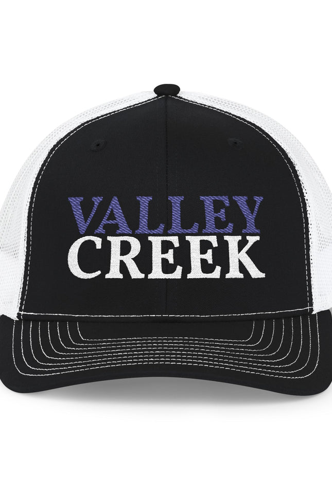 Valley Creek Embroidered Trucker Cap - Vintage Team Logo Snapback